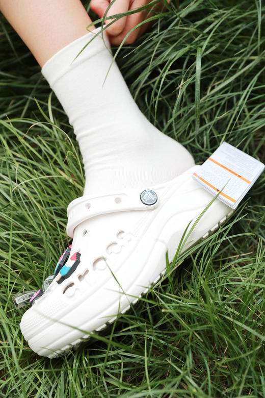 侧面好帅！！拍照好看の云彩洞洞鞋。软支撑裸足脚感凉鞋A042688 商品图12