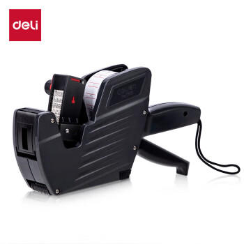 得力(deli)8位单排标价机 商超标签打码机/打价器 办公用品 灰色7500 商品图1