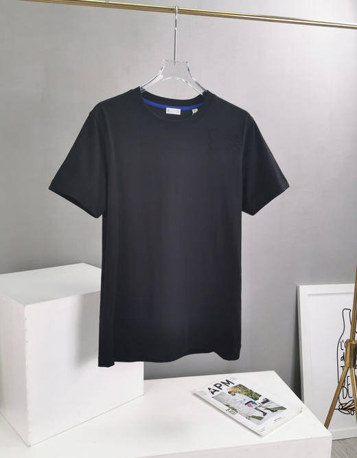 战马 2024夏新款 马术骑士贴布绣花小标 圆领短袖T恤 Z-11632 商品图8