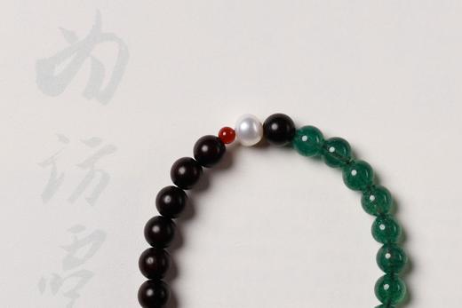 XYZT0513°绿洲|紫檀水晶手链手串 商品图4