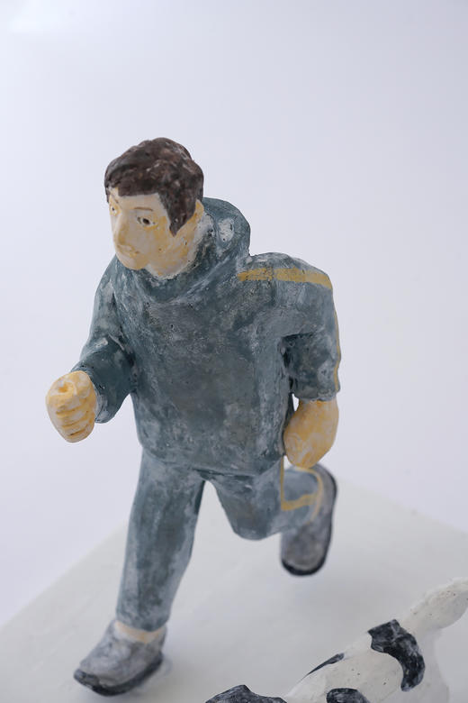 石原稔久33雕塑｜遛狗 商品图2