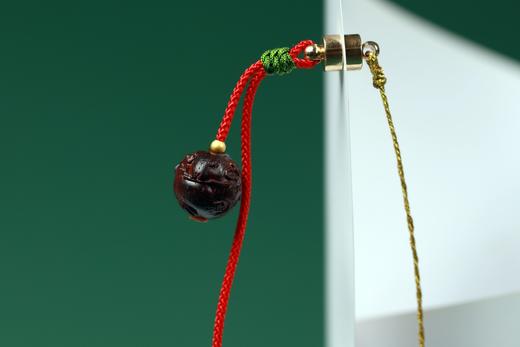 XYZT0512°紫檀灵芝兔红绳手链 商品图5