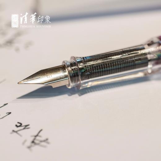 清华文创紫白配色基础款钢笔 商品图1