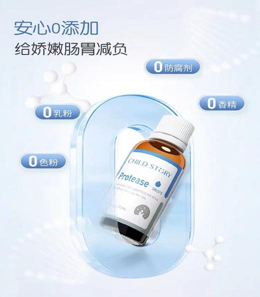 【源码】新西兰进口童年故事蛋白酶复配酶制剂30ml 商品图3