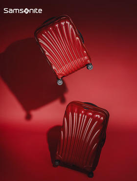 新秀丽 大号拉杆箱  CS2*10004-F 红色.CURV