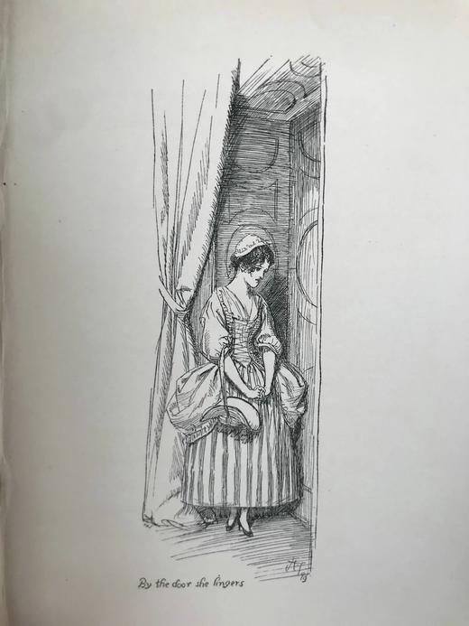 1895年 奥斯丁·多布森《罗西娜的故事与其他诗歌》 休·汤姆森50幅精美插图 漆布面精装32开 商品图10