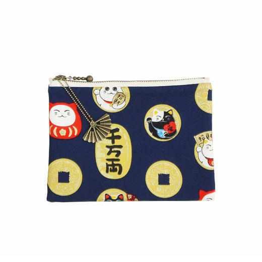 HUJI祤集Komon收纳包风の花招财猫猫 商品图5