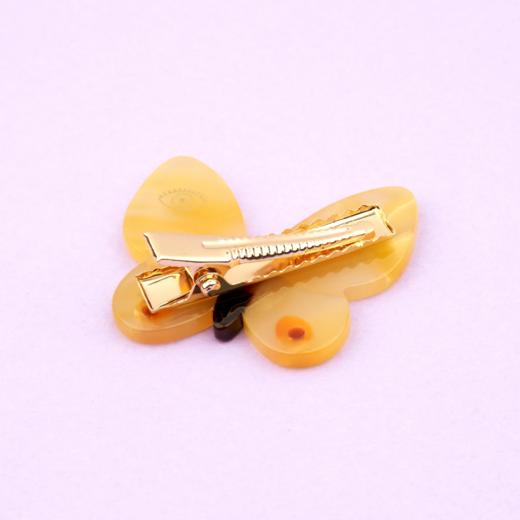 北京仓｜CouCou Suzette-YELLOW BUTTERFLY-黄色蝴蝶 发夹［法国设计师］ 商品图3