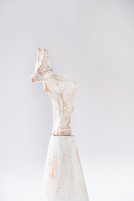 石原稔久43雕刻｜山羊和牛 商品图5