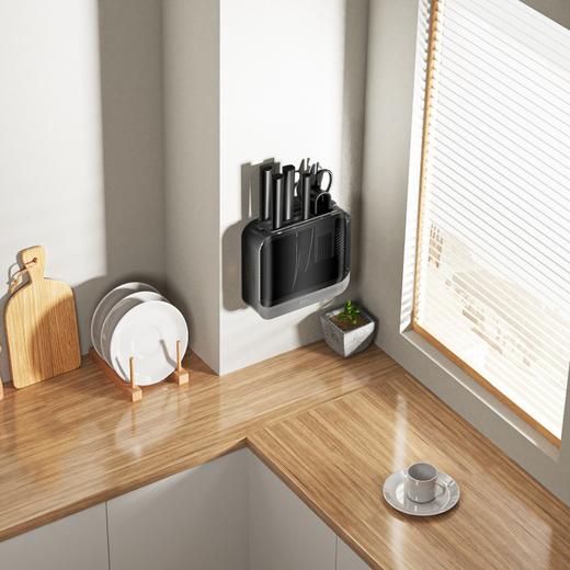 OOU 黑刃Master系列抗菌七件套DJ0041黑刃4代+抗菌乌檀木加厚菜板CB0027E大号 商品图4