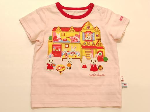 天空之城-mikihouse粉色T恤 商品图0