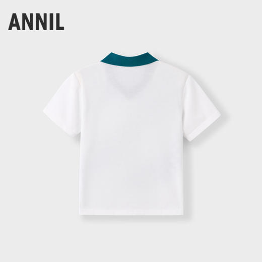 男童凉感POLO衫短袖上衣夏季新款安奈儿童装实体店同款AB421753 商品图1