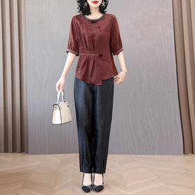 WY9544贵夫人妈妈套装女新款品牌喜婆婆婚宴礼服中老年