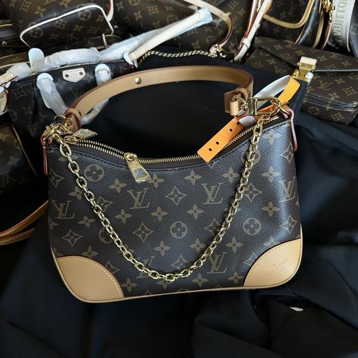 驴家老花牛角包链条饺子包单肩腋下包 商品图4