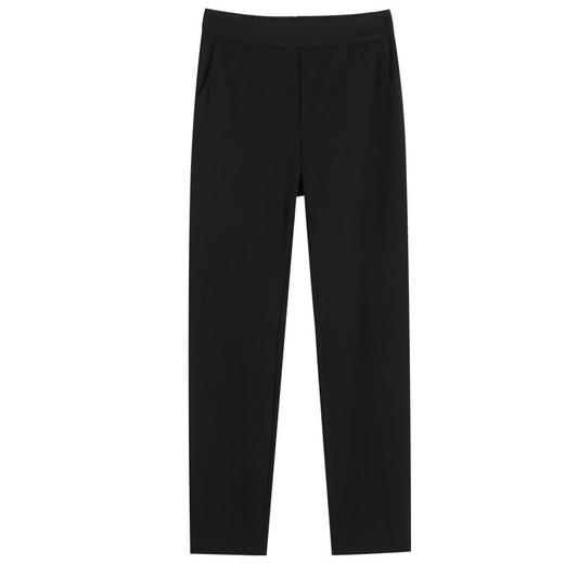 TZF-黑色烟管裤子夏季新款高腰显瘦垂感小个子直筒九分休闲裤 商品图9