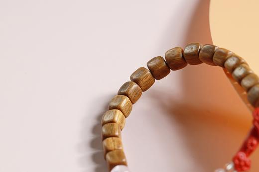 LT0014°绿檀四方来财珠|多色水晶手链手串 商品图5