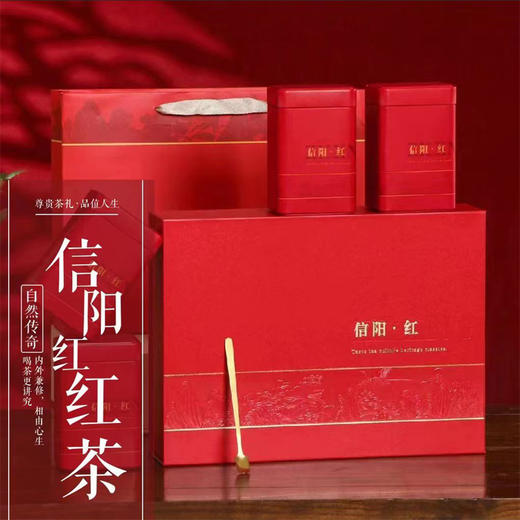 信隆晟信阳红茶茶叶正宗工夫红茶高山芽叶125克×2盒礼盒装 商品图5