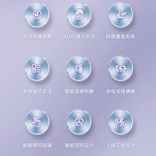 肩颈按摩仪6D仿人手 ZG-AM29 商品图4