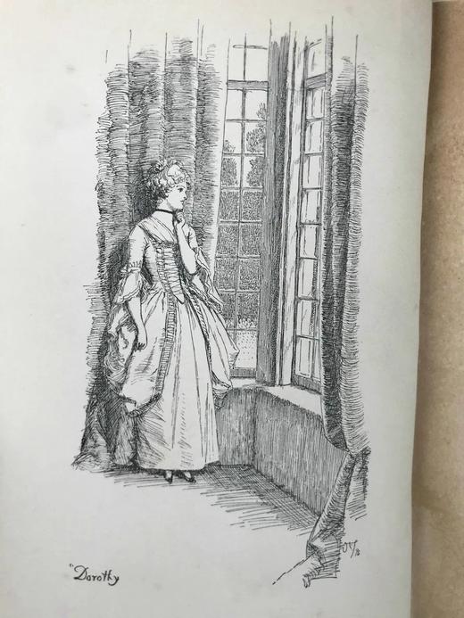 1895年 奥斯丁·多布森《罗西娜的故事与其他诗歌》 休·汤姆森50幅精美插图 漆布面精装32开 商品图2