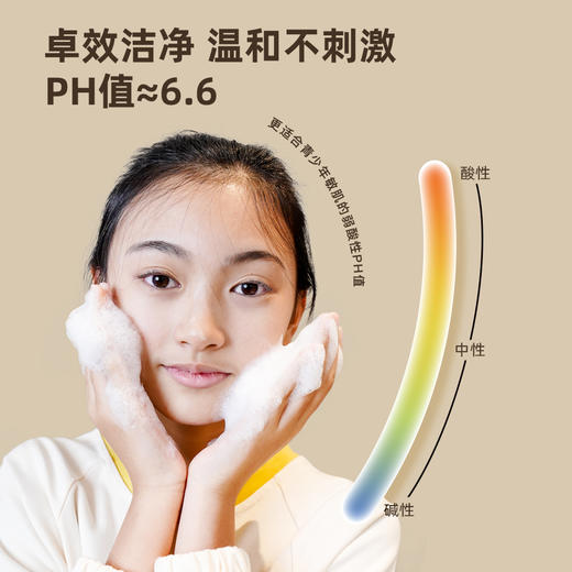 自营（帕达诺）-青少年净透洁面乳100g 商品图3