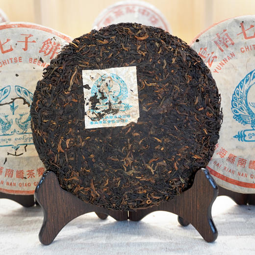 2005年502批次南峤蓝孔雀普洱老生茶 勐海布朗料舒服烟香好回甘 干仓真品高品质老生茶 商品图11