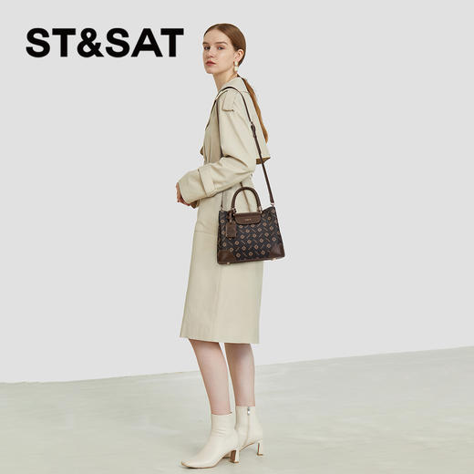 星期六老花系列大容量时尚手提包SS3521A313 商品图6