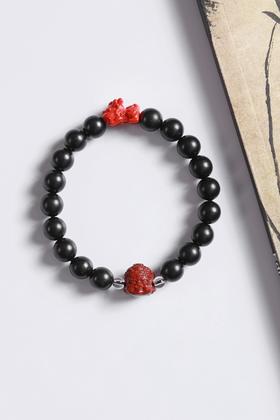 ZGT0127°财到|紫光檀黄财神手串