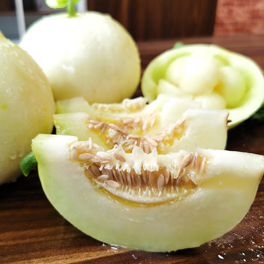 『陕西阎良甜瓜』肉质鲜嫩 香甜多汁 商品图2