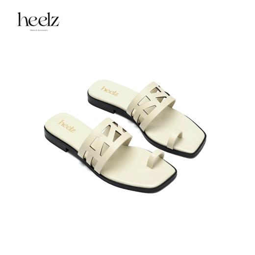 heelz设计师手工鞋履｜H几何繁花度假凉鞋夹脚羊皮15mm 商品图2