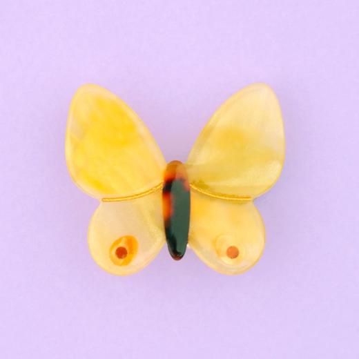 北京仓｜CouCou Suzette-YELLOW BUTTERFLY-黄色蝴蝶 发夹［法国设计师］ 商品图1