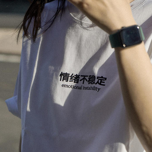 「独白」系列T恤 纯棉短袖 落肩宽松 OWSPACE 商品图2