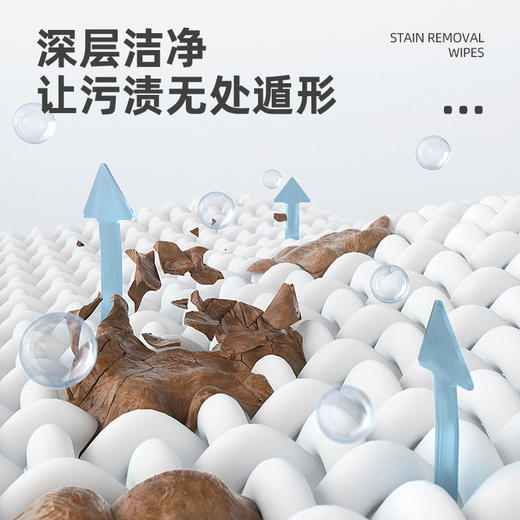 「19.9到手4袋！单袋20片」衣物去渍湿巾 清洁工具便携应急羽绒服去油去污免洗湿纸巾居家日用独立包装 商品图3