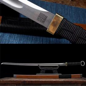 大汉环首刀 经典内弧环首 覆土烧刃 全一体打造 未开刃