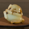 清 玉雕子母瑞兽把件 商品缩略图4