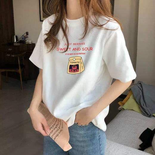 79元两件！🔥2024不一样的印花T恤,升级版【纯棉好运印花T恤】印花设计巨好看，转爆回头率 ✅三季皆可穿 简单又百搭最 商品图1