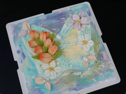 蝴蝶--刮花刀 提前一天预定 图片6寸 商品图0