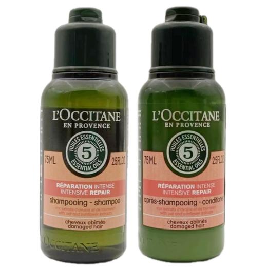 【小样】欧舒丹五合一草本香菁纯臻萃焕活洗发露75ml/草本修护护发素75ml 强韧发丝 102309/102310 商品图0