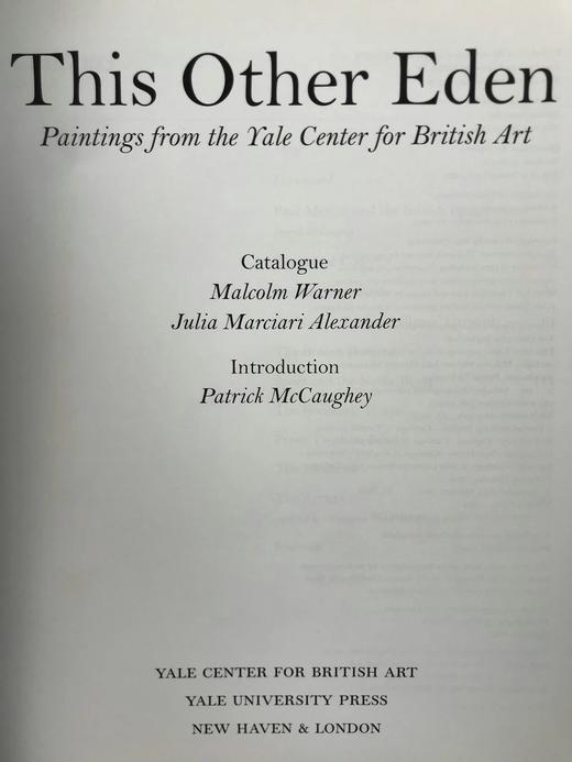 另一个伊甸园：耶鲁英国艺术中心绘画作品集 81幅彩色插图 精装16开 商品图3
