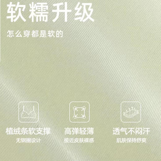 V形美胸养护文胸 3D立体“植绒”黑科技美胸内衣 3D承托力 一体式结构 精致设计感满满 商品图7