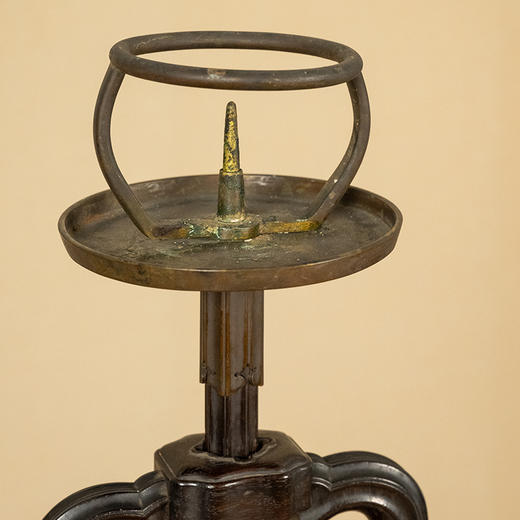 清 紫檀升降式灯台 商品图1