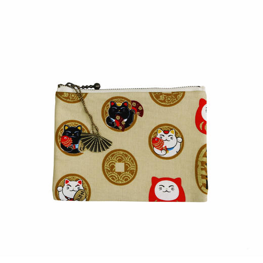 HUJI祤集Komon收纳包风の花招财猫猫 商品图6