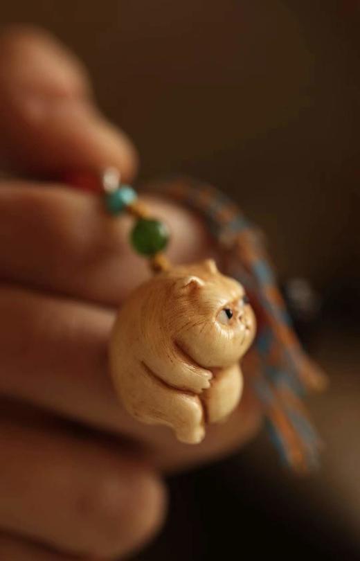 吾皇猫°鹿角根付挂件 商品图3