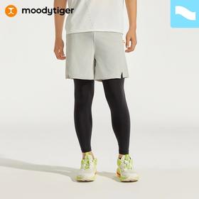 【24年夏新品】moodytiger24年夏新款男童户外夏季跑步运动假两件裤42111503