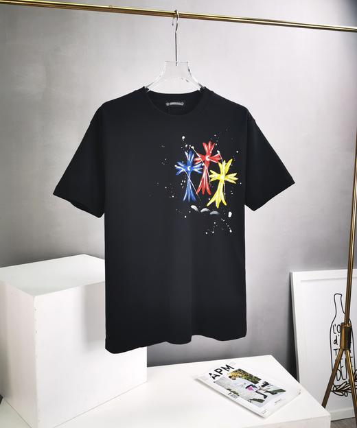 CH 2024夏新款 仿手绘满印涂鸦印花 圆领短袖T恤 Z-11633 商品图9