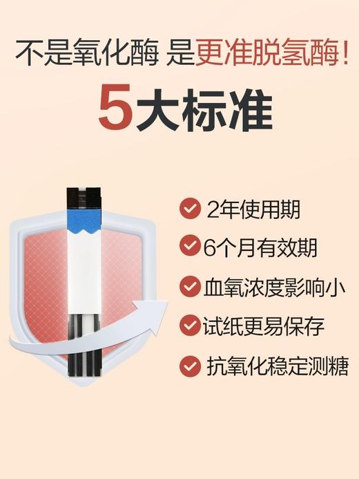 三诺安稳+型血糖试纸条家用血糖测试测量仪安稳十测试纸测试条 商品图3