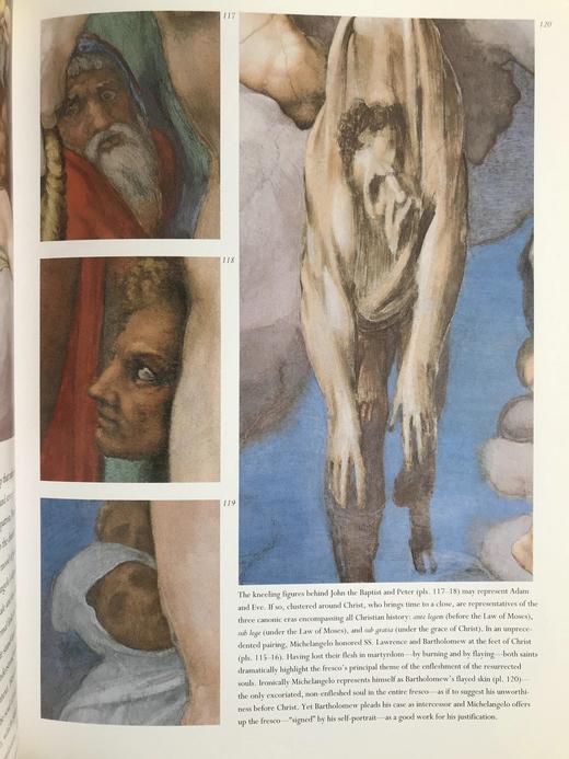 米开朗基罗《最后的审判》复原 154幅插图（150幅彩色） 精装大16开 商品图7