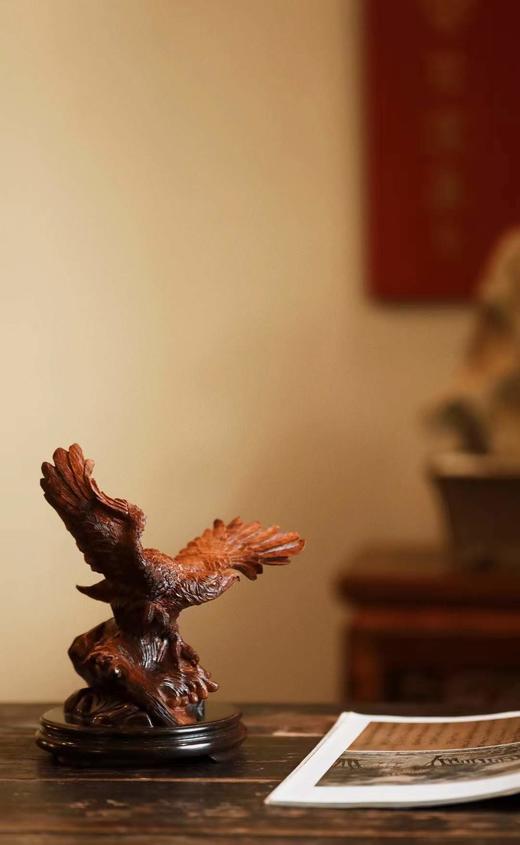 大展宏图°海黄木雕摆件 商品图2