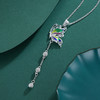 子佩集S990银【庄周一梦】套链项链【MXTL018】纯银花丝珐琅彩蝴蝶2404 商品缩略图1