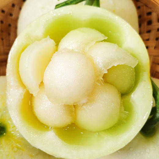 『陕西阎良甜瓜』肉质鲜嫩 香甜多汁 商品图3