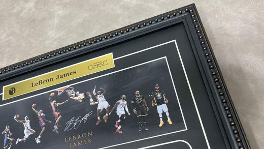 收藏系列 勒布朗詹姆斯 装饰纪念画（非亲签） 商品图3